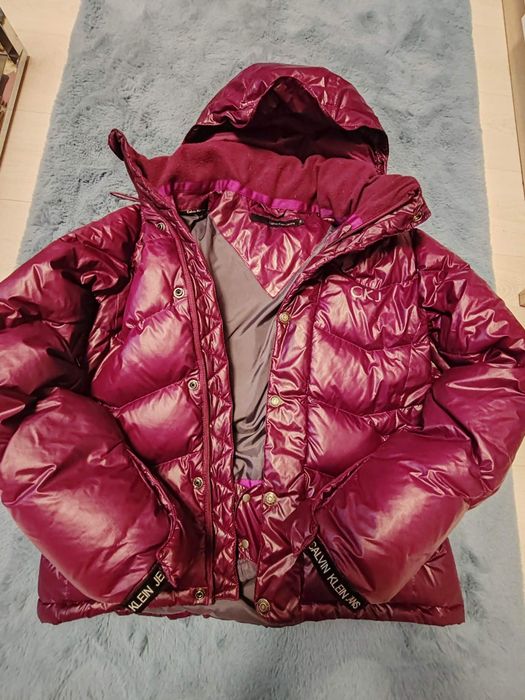 Geacă Calvin Klein cu puf de rață