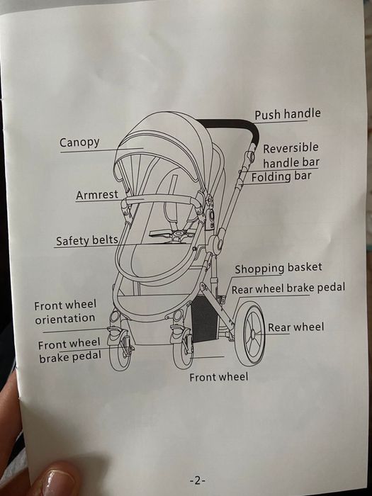 Коляска Manual-HGV6