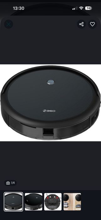 Моющий робот пылесос 360 C50 рабочий