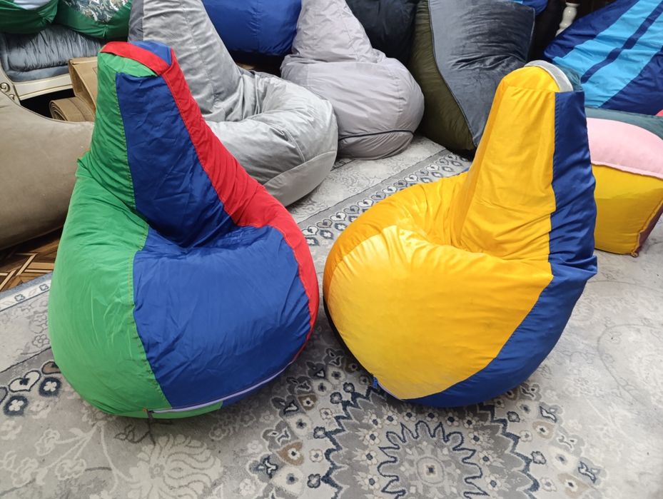 Бин бег. Биг бег. Пуфик. Кресло груша. Кресло. Мешок. Подушки.