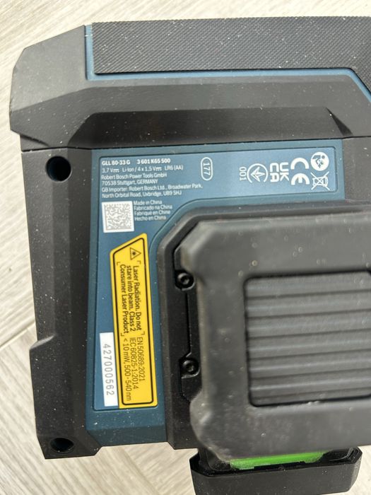 Bosch GLL80-33 G laser 3 pante raza verde