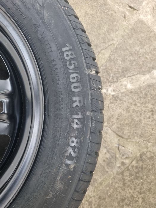 Cauciucuri de vara cu jante originale, 5 bucati