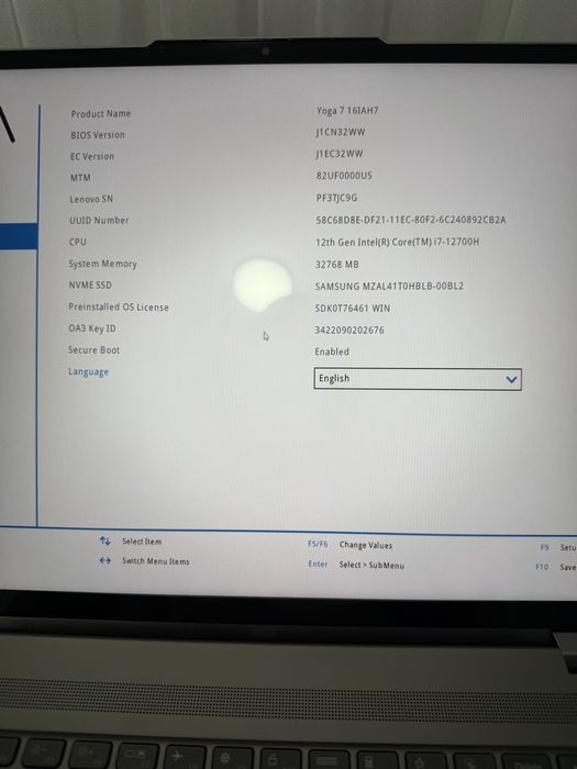 Lenovo Yoga 7 16IAH7