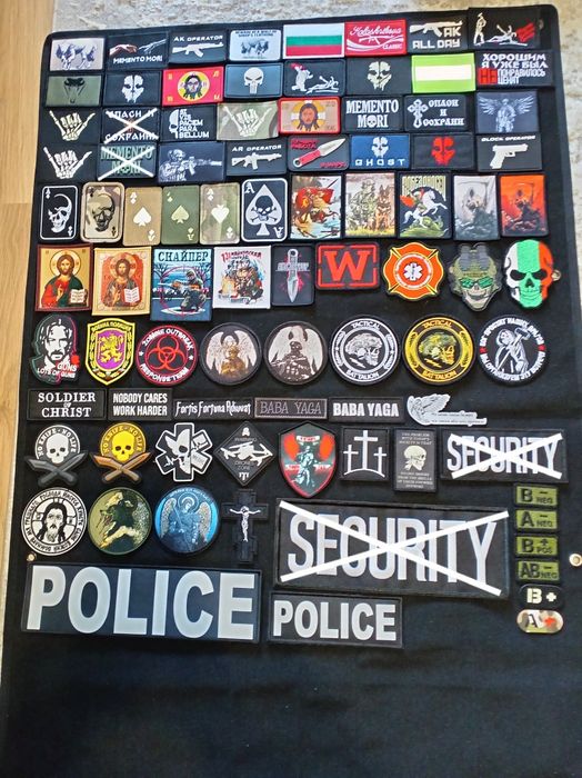 Ново зареждане Нашивки / пачове / patches
