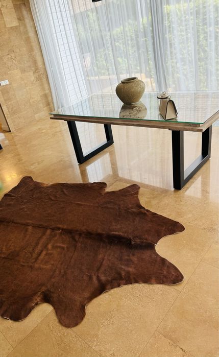 Set masa country style +piele vaca