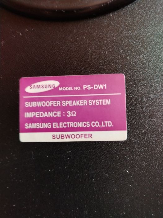 Samsung PS-DW1-оригинальный сабвуфер 3