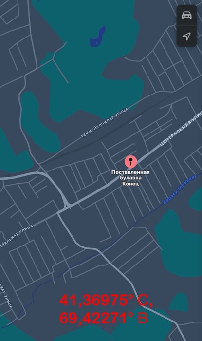 Do'rmon/Markaziy kocha 2.9 sot. Yol yuzida