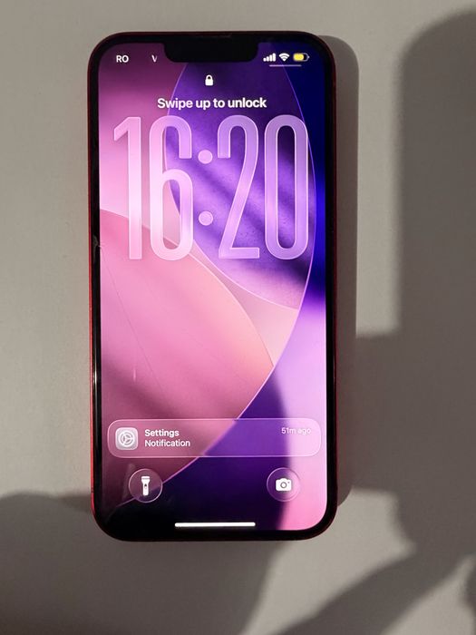 Iphone 14 red baterie 72%