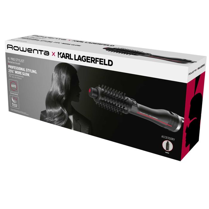 Perie rotativa aer cald Rowenta x Karl Lagerfeld Pro Stylist CF961LF0