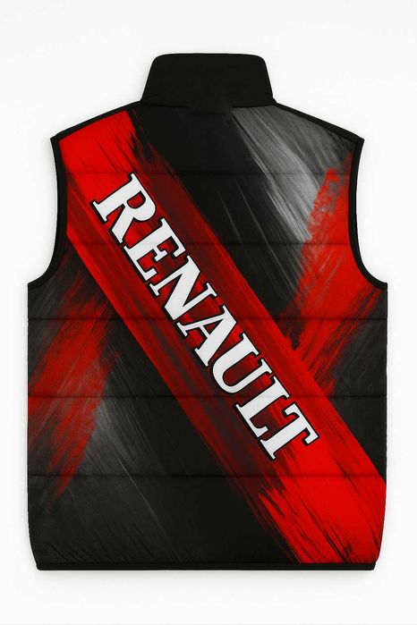 Мъжки елек РЕНО / RENAULT високо качество сюблимация размери от М до 5ХЛ