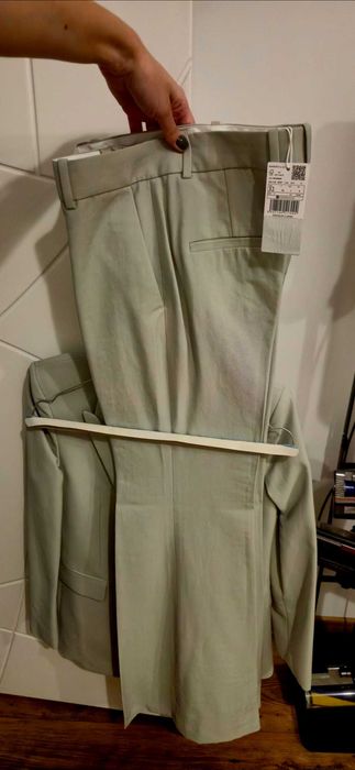 Costum Mango, verde menta, 32