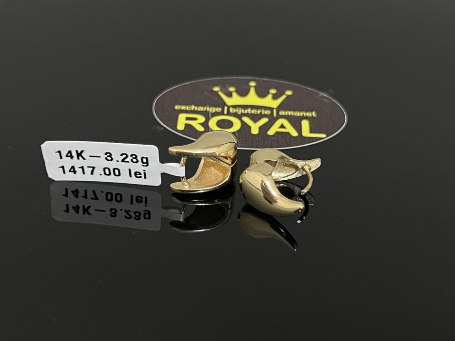 Bijuteria Royal CB : Cercei 14k 585   3,23 gr
