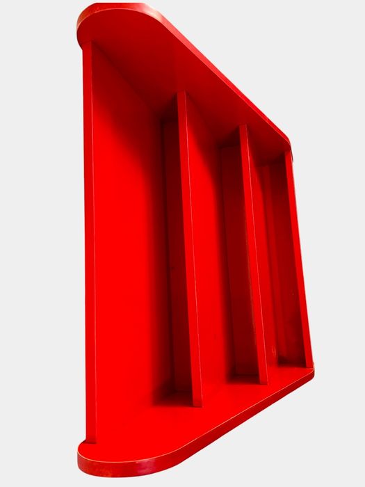 Bolalar uchun kitob javoni | Qizil rang | Buyurtma asosida