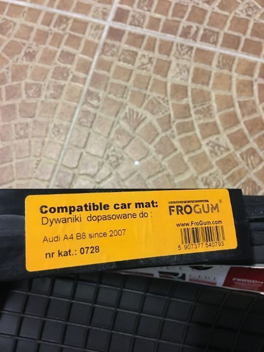 set covorase auto audi a4 2007