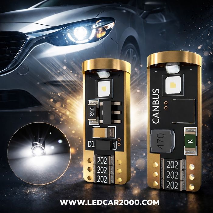 Лед крушки LED 1000 LM *CANBUS* OSRAM T10 (W5W/194) 12v.