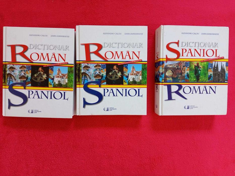 DICȚIONAR SPANIOL – ROMAN + DICȚIONAR ROMAN - SPANIOL Alexandru Calciu, Zaira Samharadze