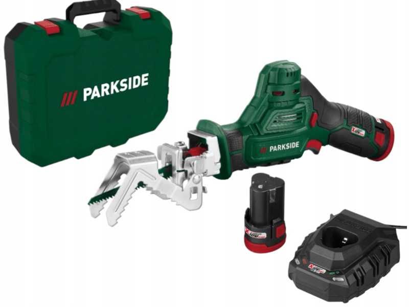 НОВИ! Акумулаторен саблен трион Parkside PAAS 12V + батерия + зарядно