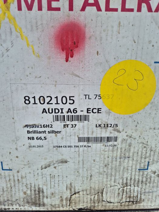 Джанти Borbet 16 цола , 5х112 , 6.5j , et37 Audi Mercedes Vw Skoda