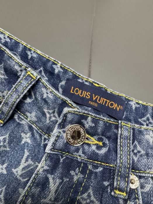 Louis Vuitton монограм дънки oversize, S M L, лимитирани овърсайз