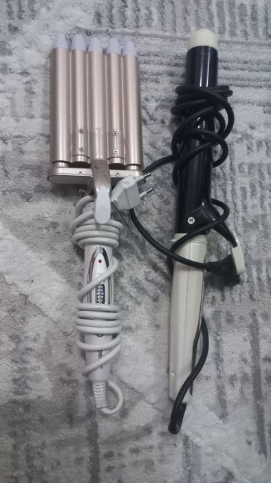 Пятиволновая плойка и плойка для обычных кудрей