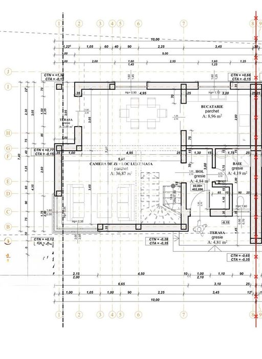 Casa de vanzare 120 mp, 4 camere,3 bai, teren 350 mp, DEZMIR