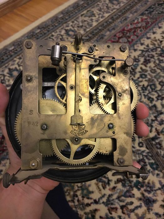 Старинные Часы с Боем Густав Беккер