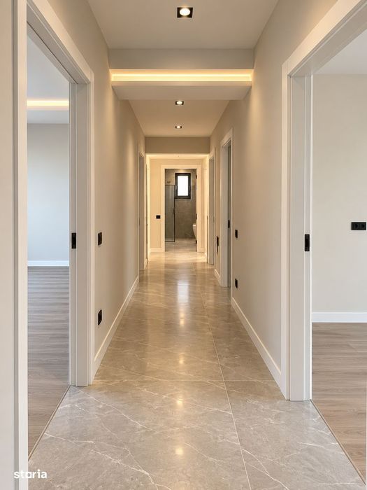 Casa individuală, 4 camere, 2 grupuri sanitare, camera tehnică, terasa