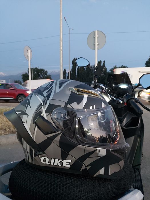 Мопед самурай серый