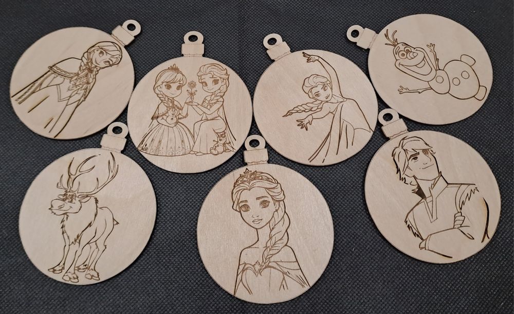 ПРОМОЦИЯ Дървени фигурки за оцветяване