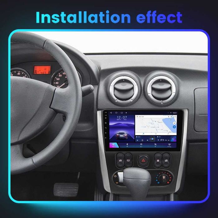 Navigatie Android 14 Nissan Almera 2012-2019 1/8 Waze CarPlay CAMERA