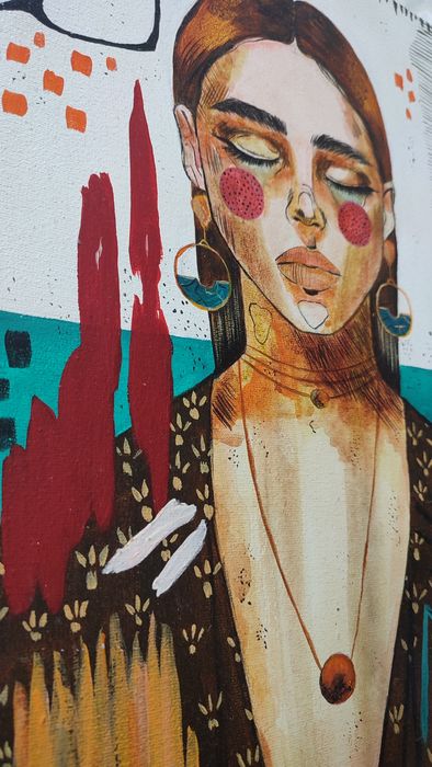 Картины ручной работы акрилом