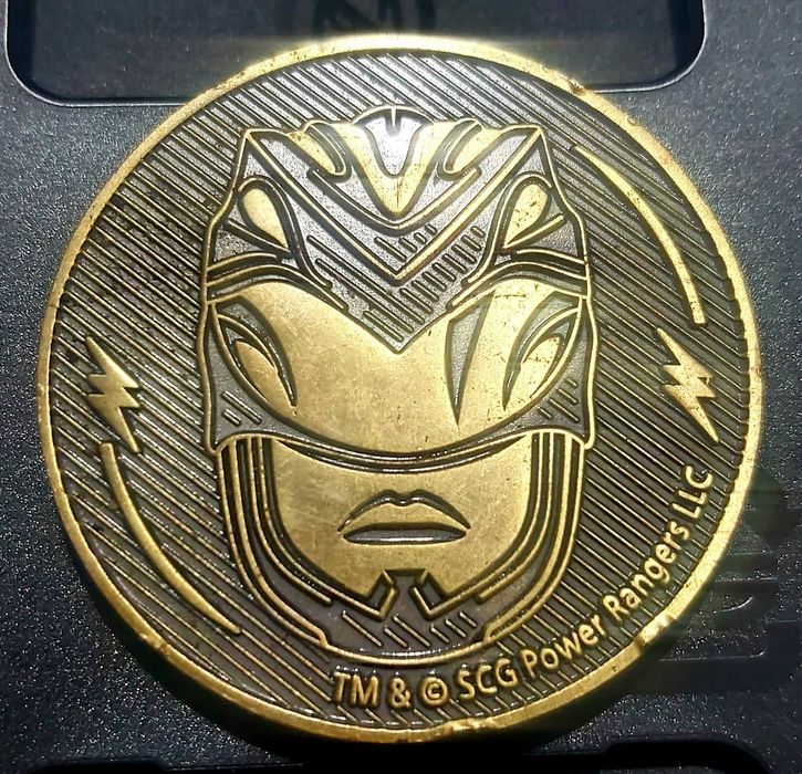 Moneda comemorativa Power Rangers