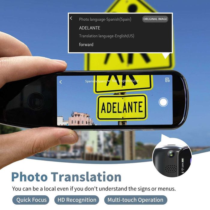 Переводчик сканер со 112 языков, ручка-переводчик