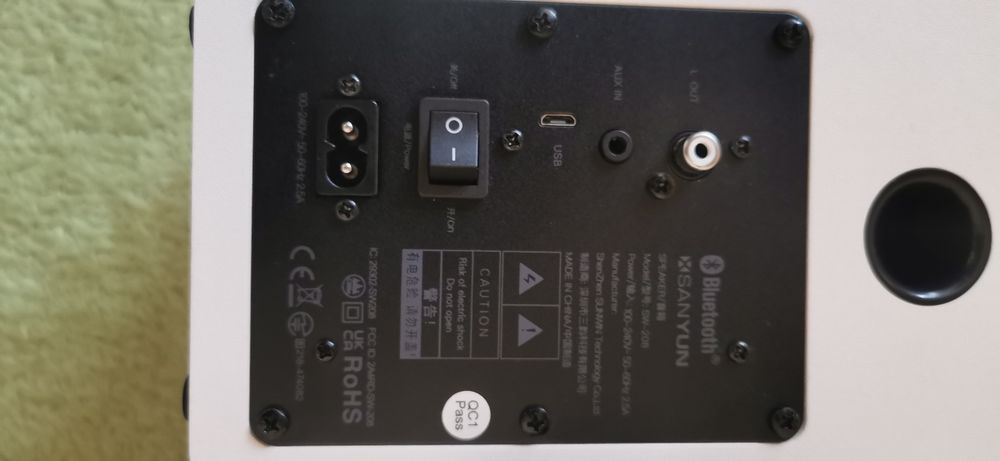 Boxe active 2.0 Sanyun sw-208 bluetooth /usb /aux