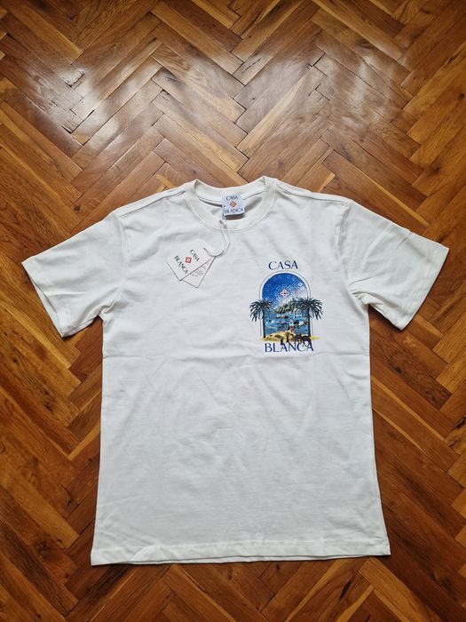 Страхотна мъжка тениска CASABLANCA размер S M L XL 2XL