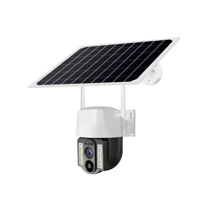 ПРОМО!! Външна Соларна Камера за Видеонаблюдение 4G SIM карта,8MP,V380