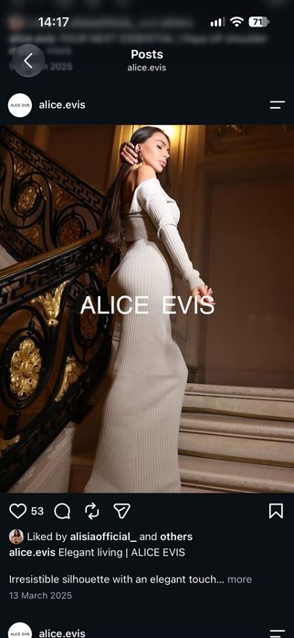 Рокля Alice Evis
