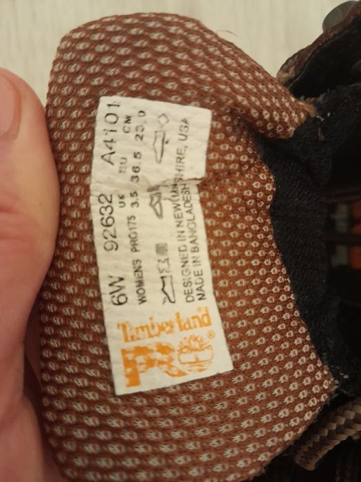 Тимберлэнд сэйфти ботинки р36,5 жен.