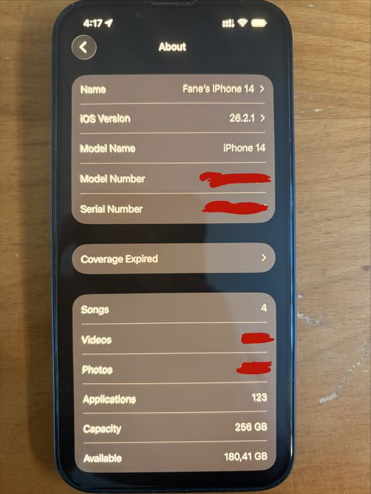 iPhone 14 256GB 86%