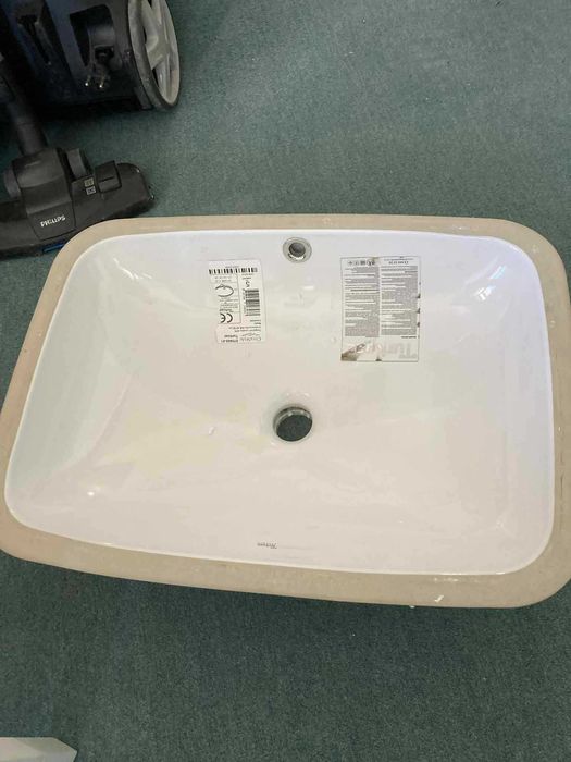 Мивка за баня за вграждане под плот.