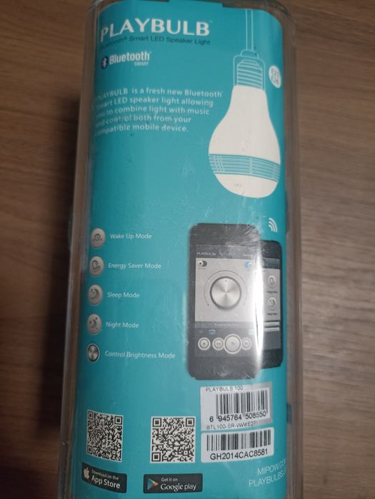 Bluetooth крушка с вградена тонколона Mipow