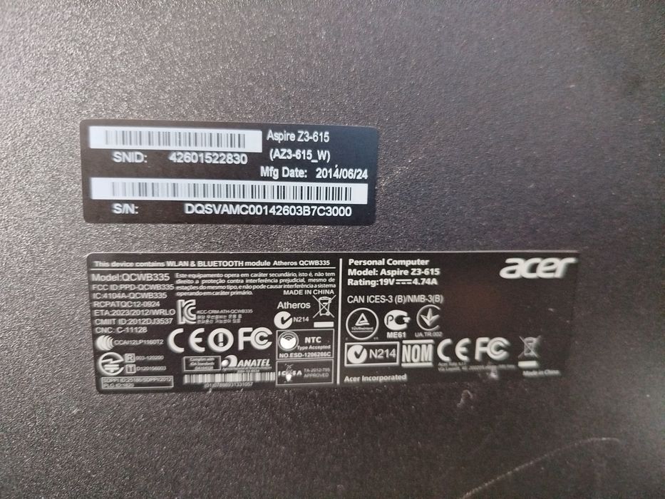 Моноблок Acer Z3-615w