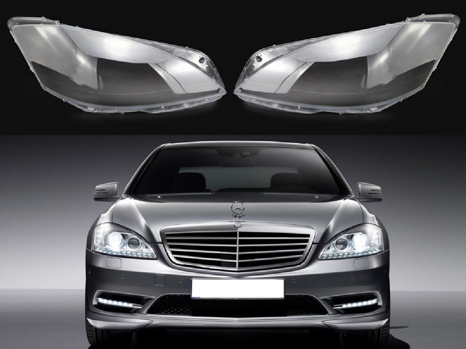 Стъкла за фарове на Mercedes S-Class W221 Facelift