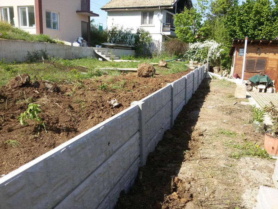 Терасиране на стръмен терен, двор на тераси