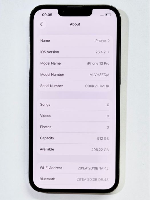 iPhone 13 Pro Grey 512GB 96% battery