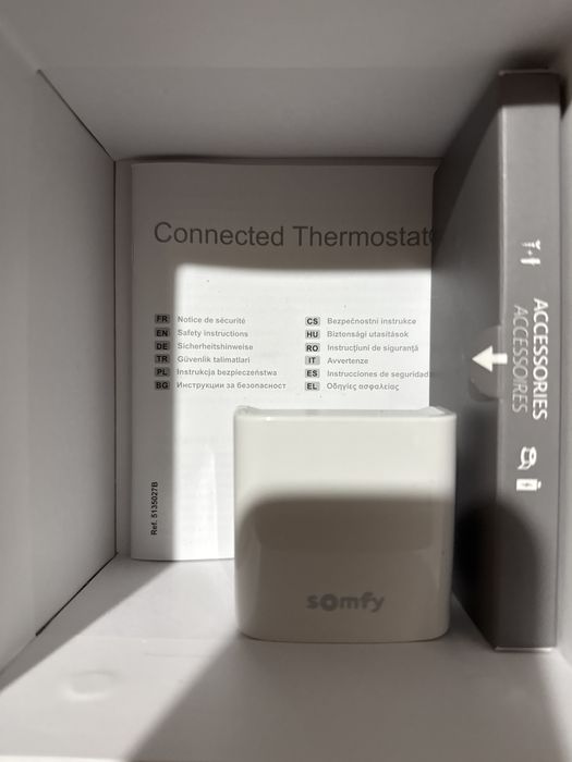 Somfy Termostat cablu V2,centrale termice gaz,Alexa,Google,Tahoma,A++