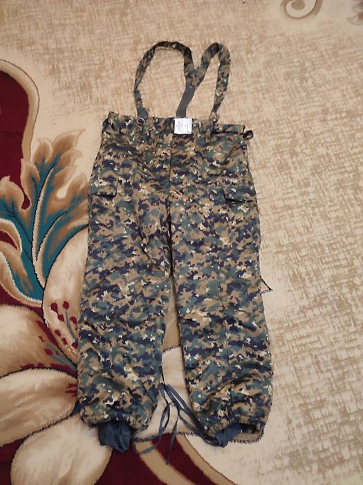 Штаны ватные  военные комуфляжные