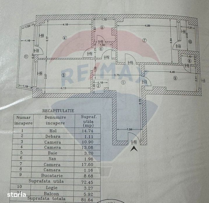 MEGA MALL Apartament 3 Camere Decomandat - 72mp Utili, 2 balcoane