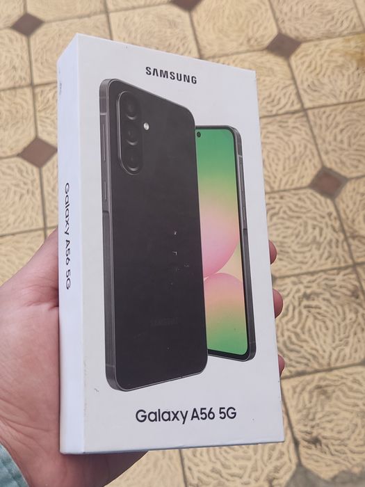 Samsung Galaxy A56 5G – Yangi, Qadoqlangan, Rasrochka 3–24 Oy