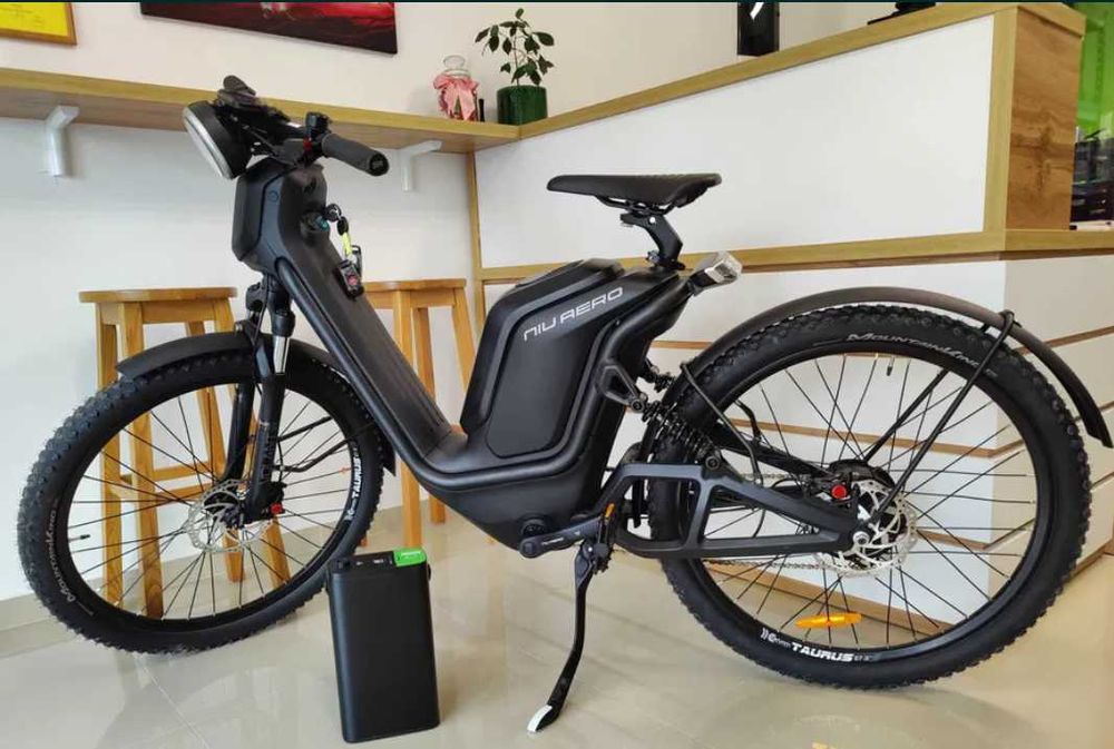 Bicicleta MTB Electrica/Moped NIU AERO 27800, Autonomie 85km